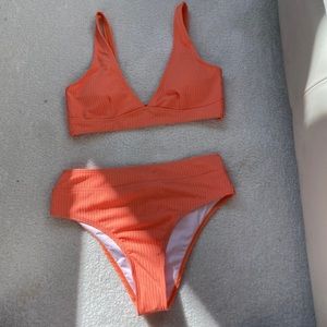 V neck bikini set